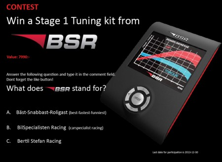 Win een BSR tuning kit!